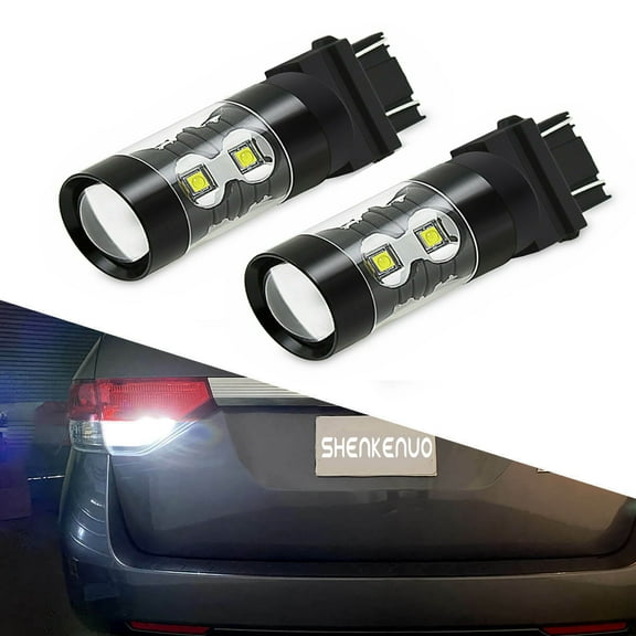 For GMC Sierra 1500 1999-2013 3156 3157 White LED Backup Reverse Light Bulb 2x
