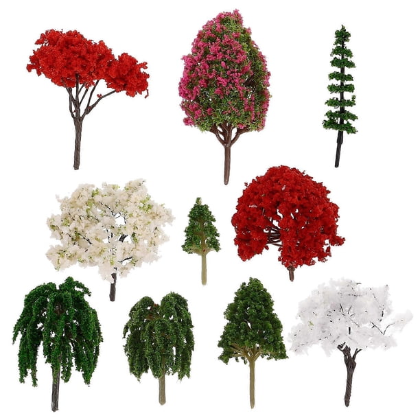 Micro Landscape Decor Artificial Tree Ornaments for Decoration Made of Plastic