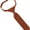 Rust, variant on Infant's Toddler's 8 inch Solid Color Pre-Tied Hook and Loop Band Tie - Rust