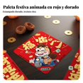thumbnail image 3 of Abbraccia Conjunto de pareados festivos Año del Caballo 2026, nuevo banner de puerta, adhesivo Fu, decoración de entrada, 3 of 5