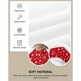 thumbnail image 2 of Christmas Snowflakes Chair Seat Covers for Dining Room 4 Pieces, Winter Red White Xmas Holiday Chair Seat Protector Cushion Slipcovers for Kitchen Restaurant Office, 2 of 6