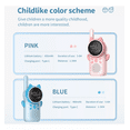 thumbnail image 3 of Radios Walkie Talkies Para Niños Pantalla A Color 2 Piezas azul/rosa, 3 of 5