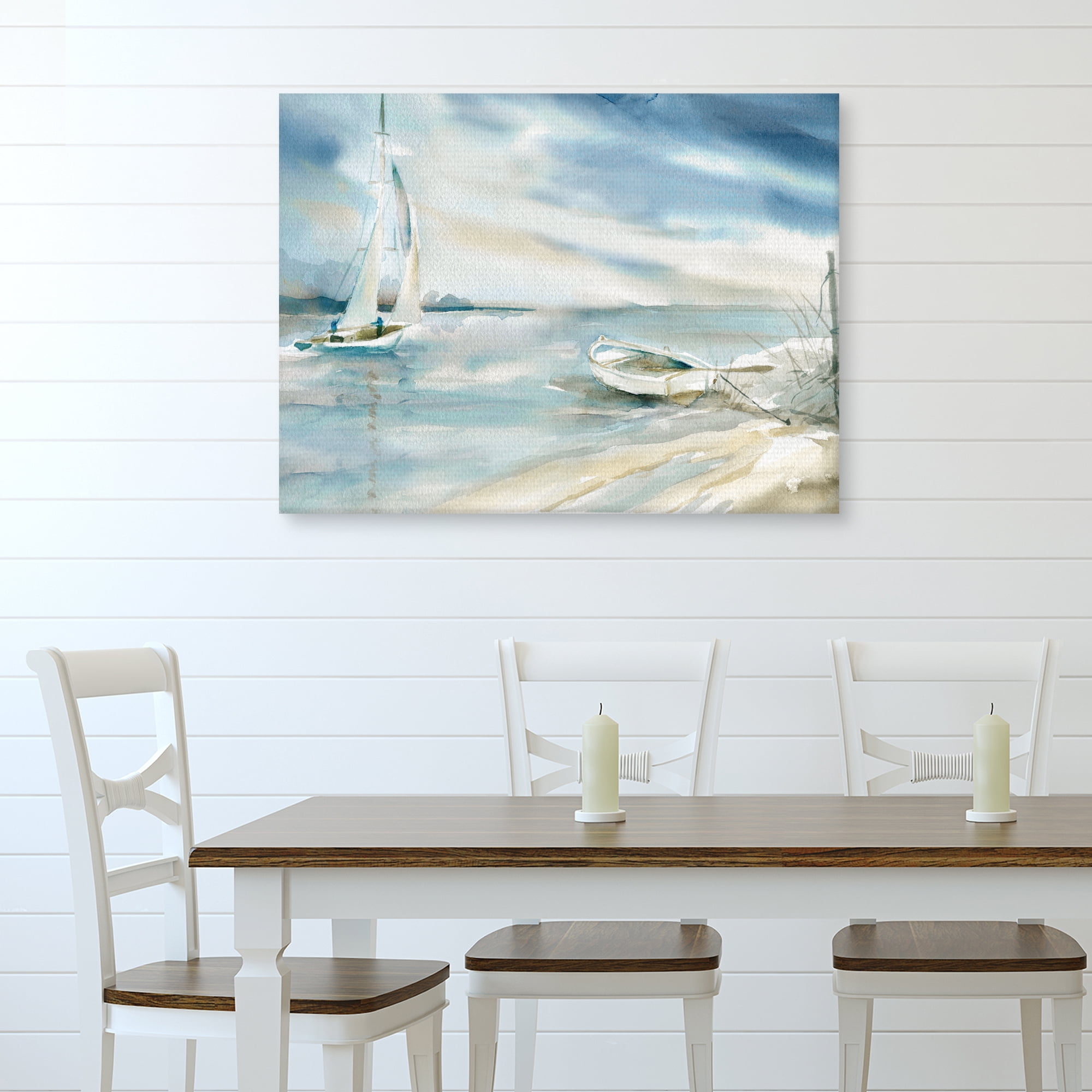 Subtle Sail by Carol Robinson Canvas Art Print