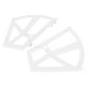 thumbnail image 4 of Oubit Accesorio de bisagras Hogar Plástico Ahuecado Dos Capas Gabinete de Zapatos Estante Soporte de Estante Bisagras Accesorio(Blanco), 4 of 11