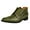 Olive, variant on LIBERTYZENO Mens Ankle Boots Genuine Leather Lizard Print Dress Shoes, Beige