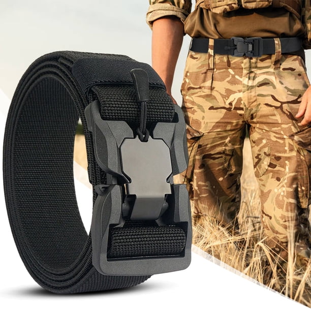 Cinturón Cinturón Portátil Hombres Cinturón Hebilla de liberación rápida Poliéster Deportes al aire libre Accesorios