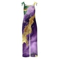 thumbnail image 5 of Moxiu Mardi Gras Jumpsuit Women Wide Leg Patchwork Sequin Graphic Overalls Plus Size Adjustable Strappy Loose Fit Rompers 2025 Multicolor,L, 5 of 5