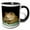 Black/White, variant on 3drose, Common European Toad Bufo Bufo Photographed on Pool Edge, 11oz Mug