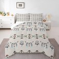 thumbnail image 1 of Erosebridal Grey Geometry Aztec Bedding Queen Comforter Set, Bohemian Dream Catcher Cow Skull Down Comforter, Reversible 3 Pieces, 1 of 8