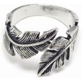 thumbnail image 1 of 1 pieza de anillos de hoja ajustables de aleación para dedos, anillos para nudillos para mujeres, joyería delicada y moderna, tamaño 10, plata, 20 mm, 1 of 2
