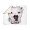 thumbnail image 4 of CafePress - American Bulldog Copy - Sherpa Fleece Throw Blanket 60" x 50", 4 of 5
