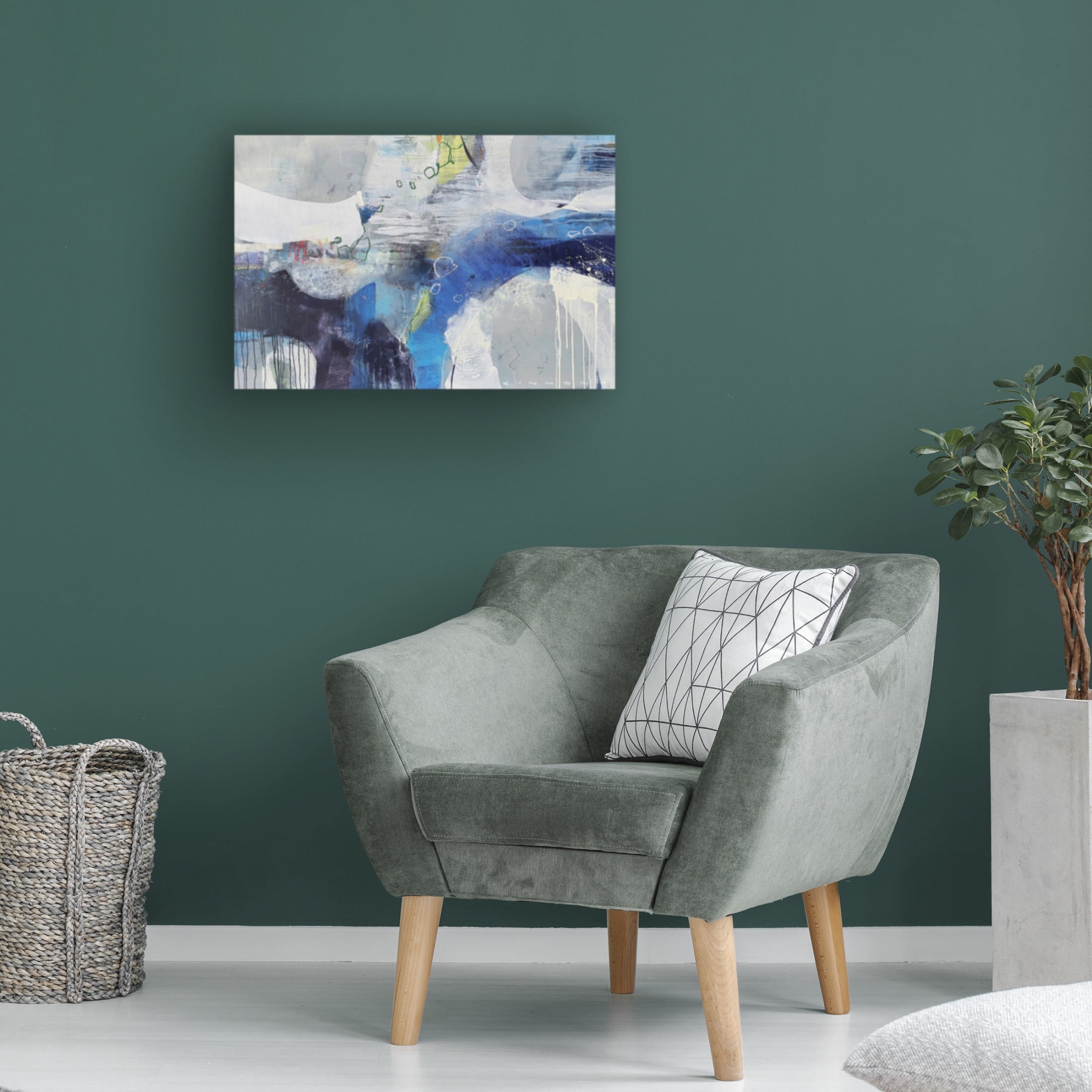 Canvas Wall Art - Andrew Kinmont 'Abundance' Wall Art for Living Room, Bedroom, or Office Décor by Trademark Fine Art - 19 x 12 Inches
