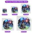thumbnail image 5 of Happy New Year German Shorthaired Pointer Family Cheer Winter Midnight Firework Cutout Transfer Sticker GSP Lover Dog Gift Transparent Decal Art Decor - 02025, 5 of 5