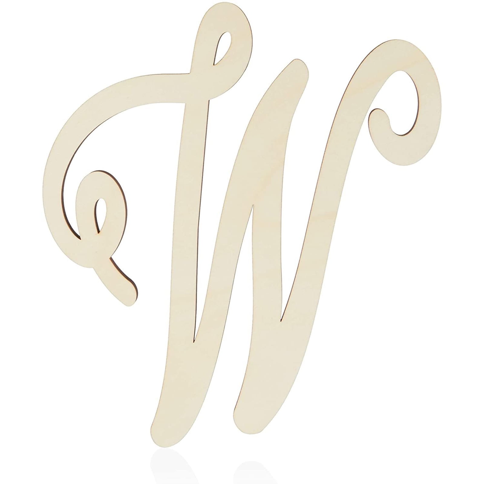 Unfinished Wood Letters, 13" Large Wooden Alphabet Letter for Crafts