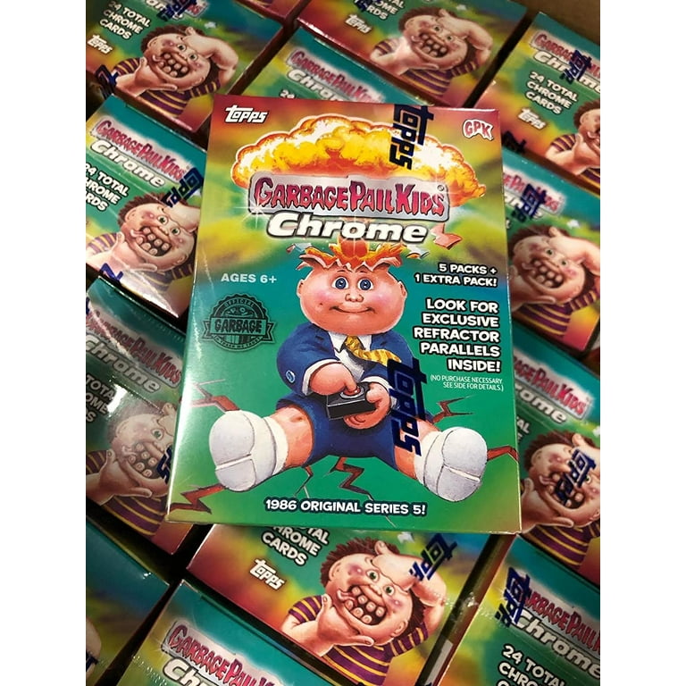 Topps Garbage Pail Kids Chrome Trading Card Blaster Box with 5+1