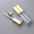 thumbnail image 2 of MERIGLARE 3 Pieces Of 4ml Vials Mini Refillable Travel Empty Lip Gloss Bottle Tube Light Light Golden, 2 of 2