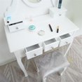 thumbnail image 5 of Single 5 Drawers Dressing Table White, 5 of 16