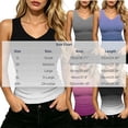 thumbnail image 3 of VBVC Women's Ombre V Neck Ribbed Tank Top , Ladies' Slim Fit Gradient Cami , Summer Casual Basic Layering Sleeveless Shirt For Women,Pink,S-2XL, 3 of 9
