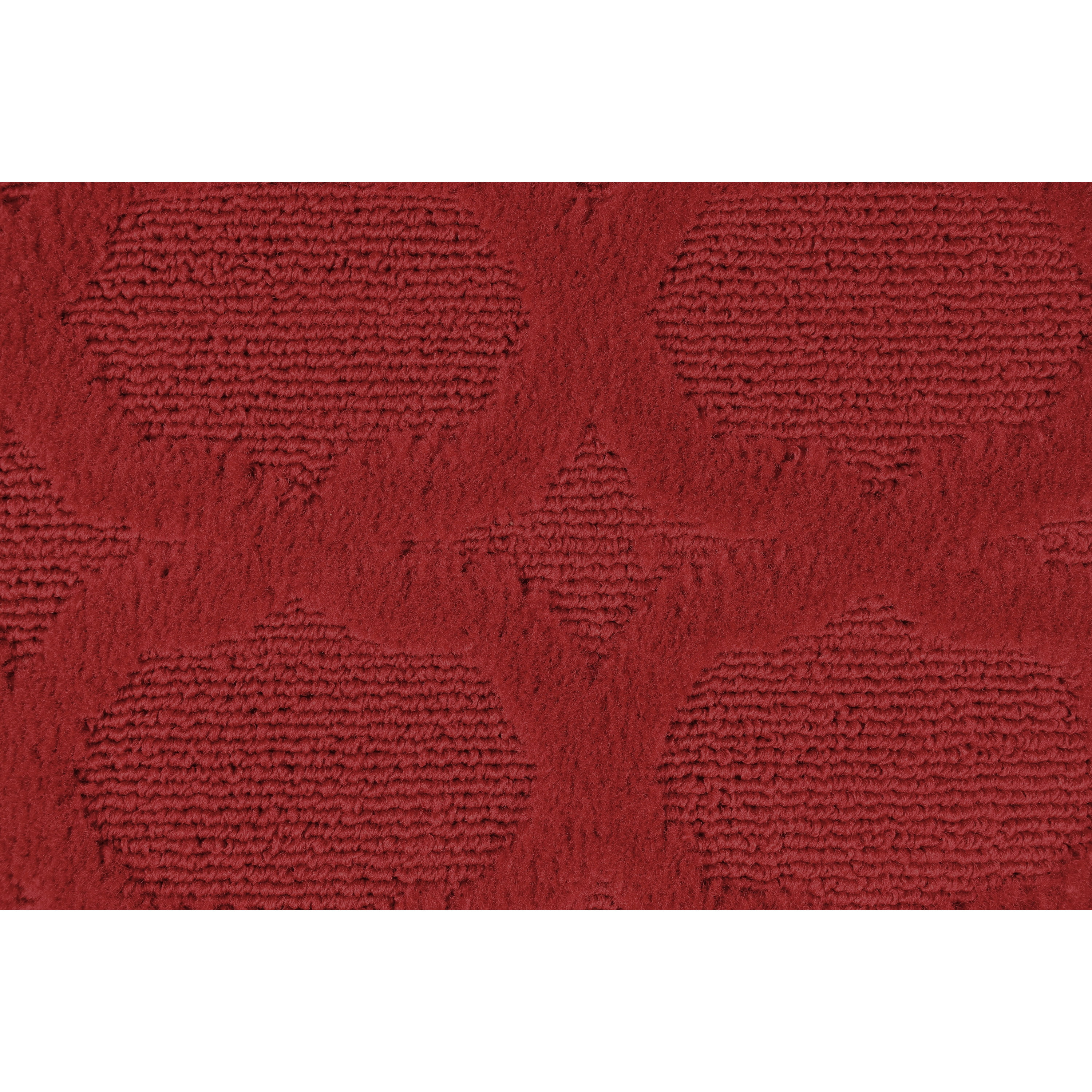 Garland Rug Sparta Chili Red Round Indoor Area Rug, 5' x 5'