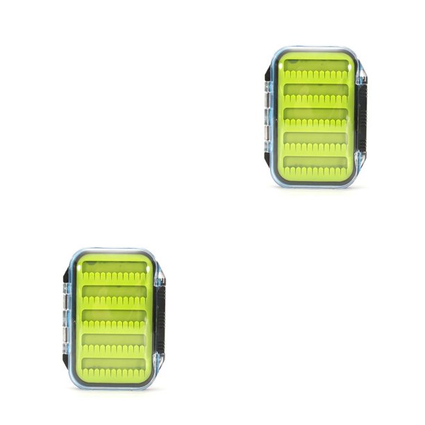 Caja para moscas Naiovety doble cara Verde Pequeño 2Conjunto
