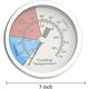 thumbnail image 4 of BBQ Charcoal Smoker Thermometer,76mm Stainless Steel Pizza Oven,BBQ Replacement PartsSilver, 4 of 5