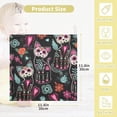thumbnail image 2 of SKYSONIC 5 PCS Halloween Cat Floral Baby Muslin Washcloths, Boho Style Face Towel Burp Cloths Ultrasoft Absorbent Cotton Bath Wipes Towels for Newborn Boys Girls, 2 of 7