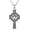 Celtic Cross Claddagh, variant on Claddagh Cross Necklace 925 Sterling Silver Cross Pendant Irish Claddagh Necklace Celtic Cross Jewelry Gifts for Women Men