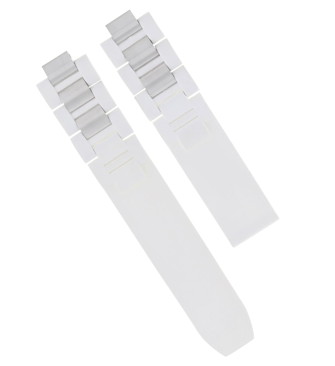 20MM RUBBER STEEL WATCH BAND FOR CARTIER MUST 21 CHRONOSCAPH