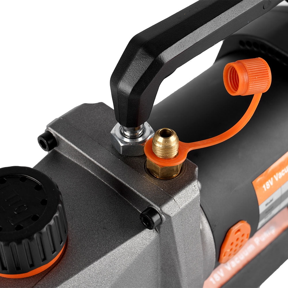 5PA Refrigerant Vacuum Pump 1/4 Air intake Refrigeration 1/2 HP for Car Household Air Conditioning For 18v Battery