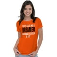 thumbnail image 4 of They Call Me A Dreamer Sleep A Lot Womens Slim Fit Graphic Tee Brisco Brands M, 4 of 5