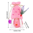 AaSFJEG Garden Ornaments Mother's Day Knitted Hat Doll Desktop