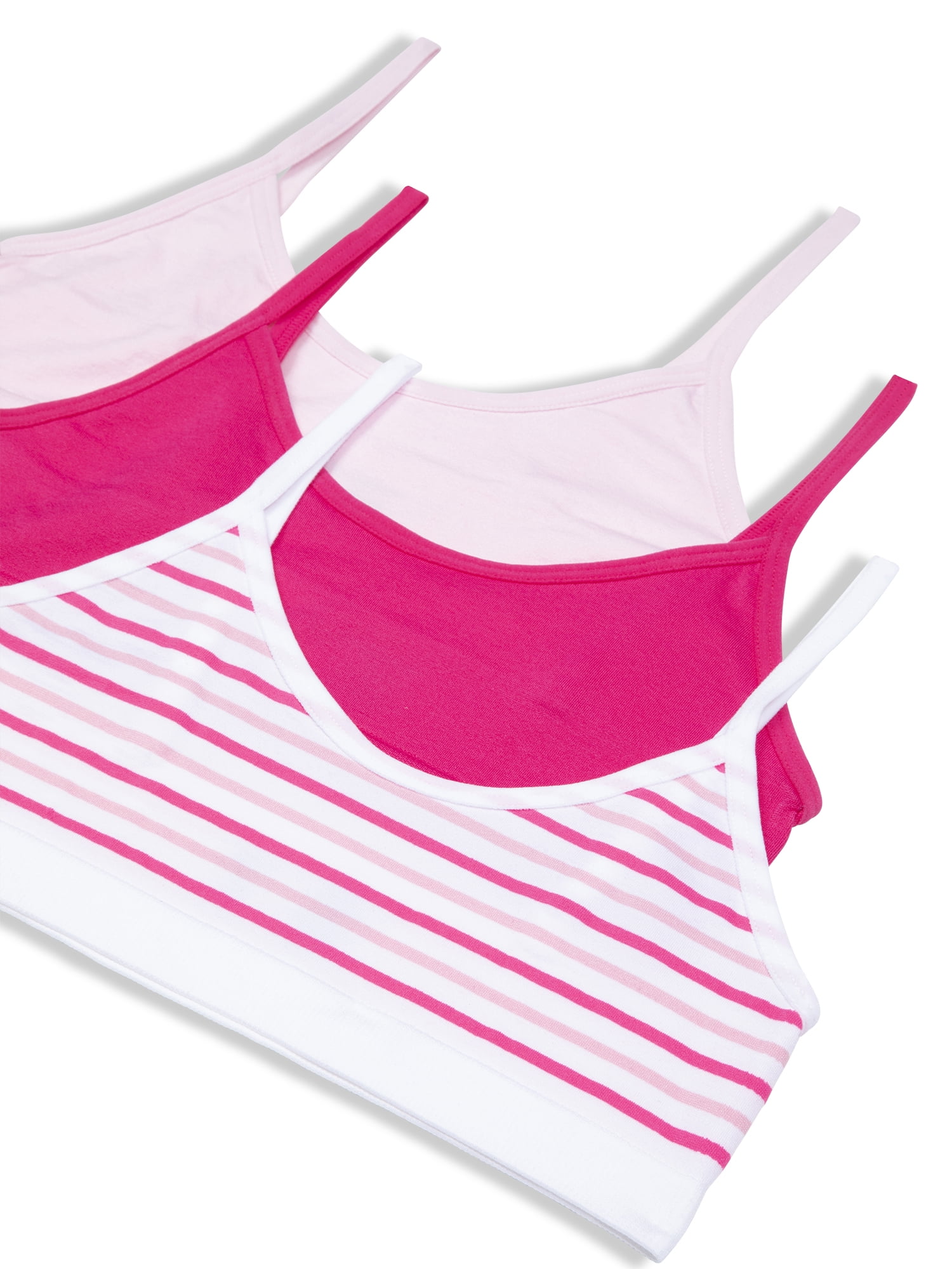 Maidenform Sweet Nothings Girls Pull-Over Scoop Neck Seamless Bra, 3-Pack, Sizes (S-XXL)