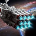 Free Shipping! Mould King 21003 Star Plan Toy Blockade Runner