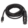 thumbnail image 1 of Conector USB Cto XLR, USB C a XLR XL Rto USBC Cable de micrófono Línea de grabación Diseño aerodinámico, 1 of 9
