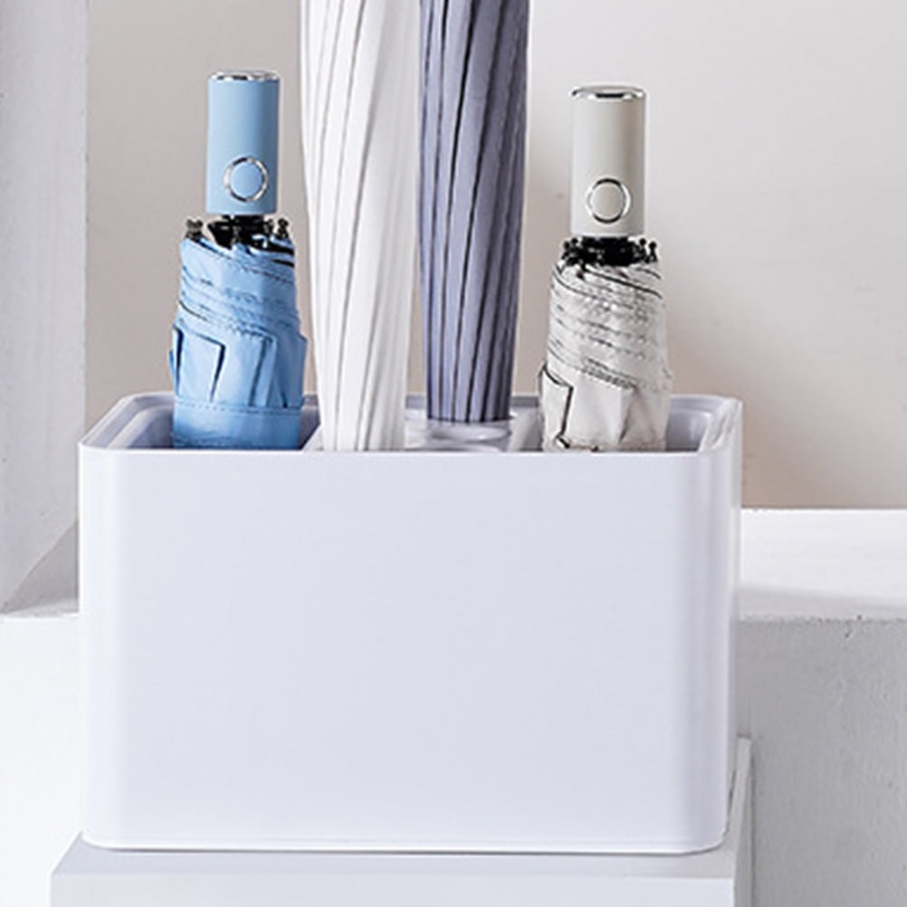 SWETRACE Compact  Space Saving Umbrella Organizer with Removable Drip Tray for Indoor Use