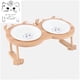 thumbnail image 1 of Ceramic Cat Bowl Dog Bowl Single And Double Pet Bowl Cat Dog Feeder Water Bowl With Stand Feeding Dish Food Bowl Pets Supplies ShopWise Round, 1 of 31