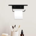 thumbnail image 3 of Paper Towel Mount Wall Storage Shelf for Bathroom Use Black Aluminum Holding Paper Towel 1Pcs, 3 of 5