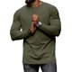 thumbnail image 5 of pstuiky camisas de manga larga para hombre, Camiseta informal de cuello redondo de punto para hombre, camiseta deportiva informal falsa, camiseta de cuello redondo de manga larga xl, 5 of 8