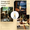 thumbnail image 2 of 2PCS Glass Oil Lamps for Indoor Use Vintage Kerosene Lamp Oil Lantern Kerosene Lantern, 2 of 5