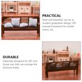 thumbnail image 3 of SHISUYAN 1 Set Mini House Bench Ornament Wooden Mini Bench Decoration Mini Furniture, 3 of 9
