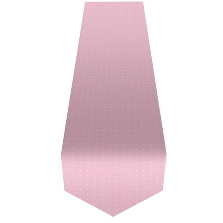 

OWNTA Pink Dots Pattern Elegant Polyester Table Runner Perfect for Your Tables - Dining Table Decoration