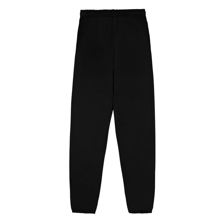 Fruit of the Loom Men's EverSoft Fleece Elastic Bottom Sweatpants with  Pockets 