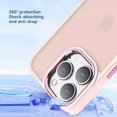 thumbnail image 3 of iPhone 12 Case, iPhone 12 Pro Case, Shockproof Smooth Grip Slim Phone Case for Apple iPhone 12 / 12 Pro, Pink, 3 of 7