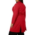 thumbnail image 5 of Panda Uniform by HeedFit Unisex Doctor Lab Coat 37" – S Red, 5 of 8