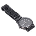 thumbnail image 1 of Reloj de cuarzo ANGGREK para hombres con Luz Nocturna clara Esfera con Diamantes de imitación negro, 1 of 7
