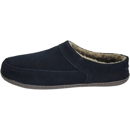 

Clarks Men s Cozy Open Back Suede Clog Slippers (12 M US Navy)