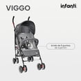 thumbnail image 5 of | Carriola para VIGGO - Gris | Carriola de Viaje - Carrito para | Cosas para s 6 Meses hasta 20 kg - Compacta y Plegable | Carriola con Toldo extensible y Arnés de Seguridad, 5 of 5