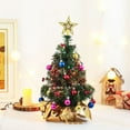 thumbnail image 1 of 60cm Mini Artificial Christmas Tree with Christmas Bauble Balls Ornaments, Small Potted Christmas Tree with Christmas Tree Star for Christmas Decorations, 1 of 3