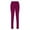 Wine-07, variant on REALiKUN Women's Cotton Solid Basic High Waist Elastic Jersey Full Length Leggings