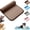 Brown, variant on Firmelle Cat Cooling Mat, Self Cooling Pet Mat for Cats and Dogs, Washable Ice Silk Cooling Pad, Foldable Portable Summer Pet Bed Mat for Crates, Sofa, Floor and Travel